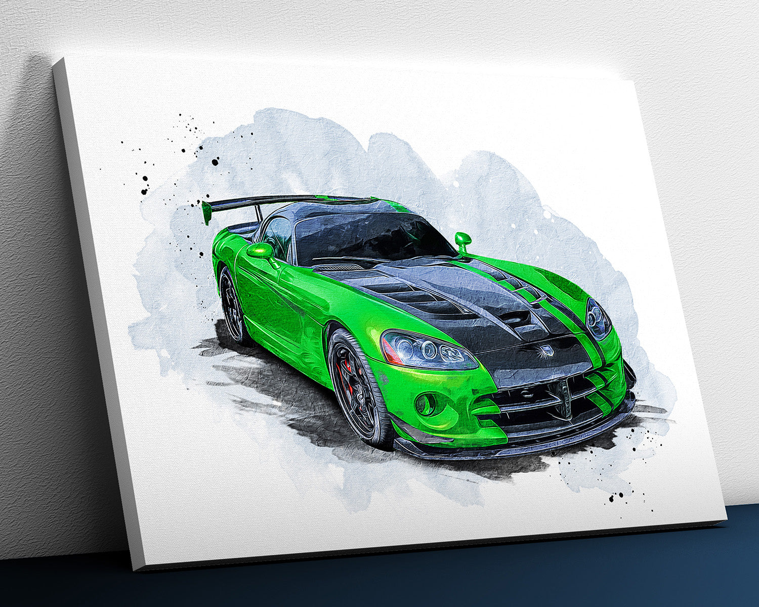 Custom car portrait from photo